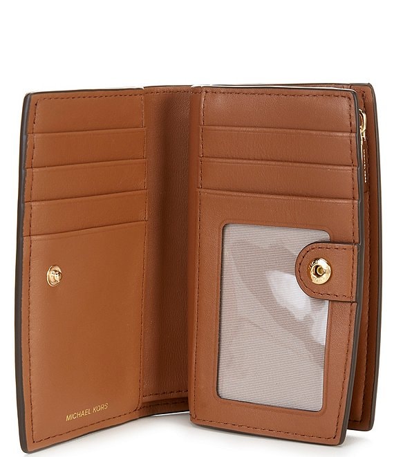 Michael Kors Bryant Medium Zip Around Gold Hardware Wallet | Dillard's