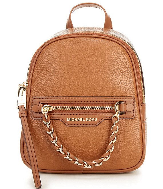 Michael Kors Brooklyn Logo Embossed Patent Extra Small Convertible  Crossbody Backpack | CoolSprings Galleria