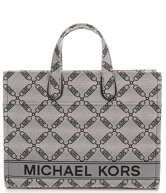 Michael Kors Gigi Large Empire Logo Jacquard Tote Bag