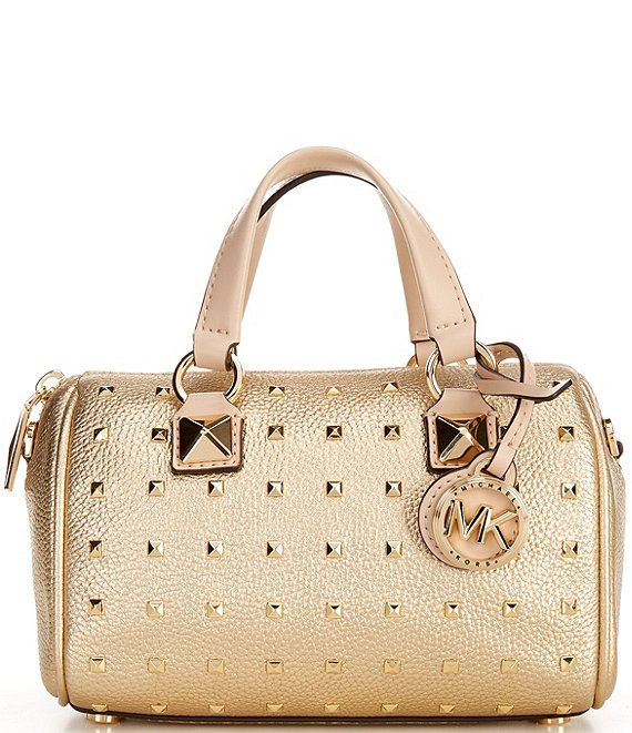 Michael Michael Kors Metallic Leather Handle Bag - Gold Handle Bags,  Handbags - WM5162808 | The RealReal
