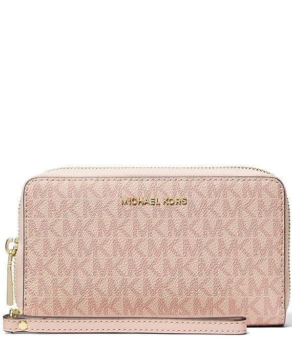 Michael Kors Jet Set Large Flat Multifunction Phone Case Wallet