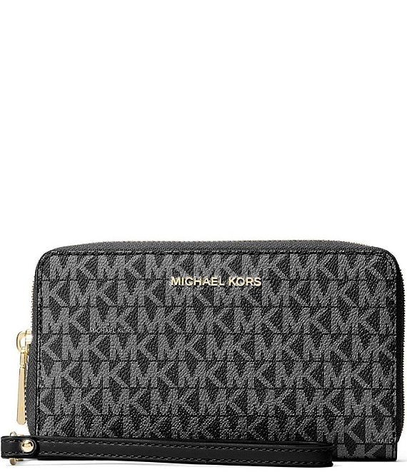 Michael Kors Jet Set Large Flat Multifunction Phone Case Wallet | Dillard's