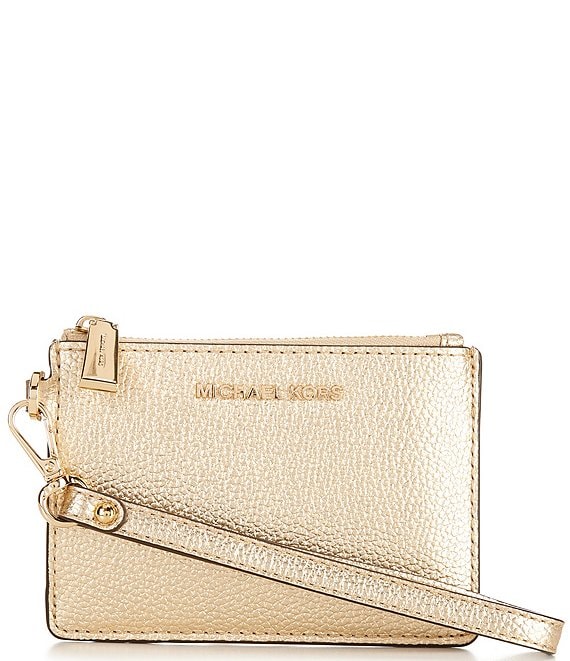 Michael Kors Gold Metallic Leather Chainlink Kiss-lock Satchel Handbag Purse  | eBay