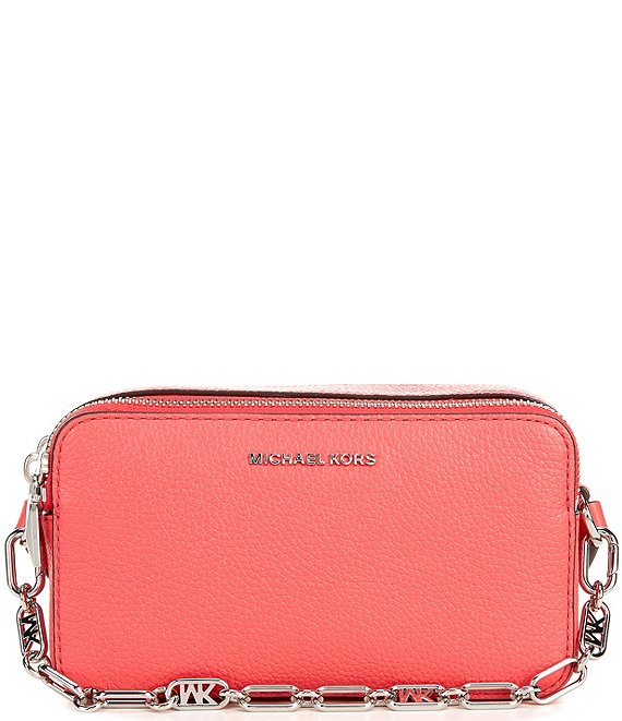 Michael Kors Women's Jet Set Small Pebbled Leather Belt Bag - Pink - Belt Bags