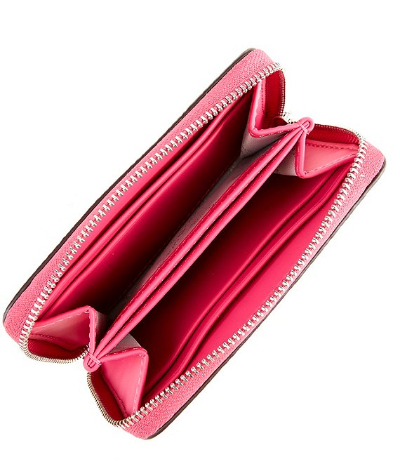 Michael Kors Jet Set Small Zip Around Card Case | Dillard's