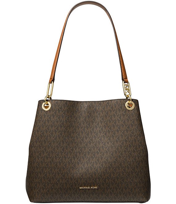 Michael Kors Kensington Signature Logo Large Shoulder Bag | Dillard's