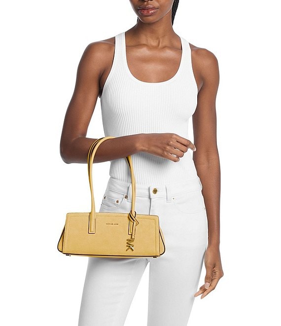 Michael Kors Laila Small Suede East West Shoulder Bag | Dillard's
