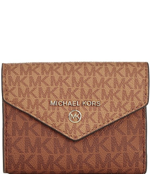 Michael Kors Logo Jet Set Charm Medium Envelope Trifold Wallet | Dillard's