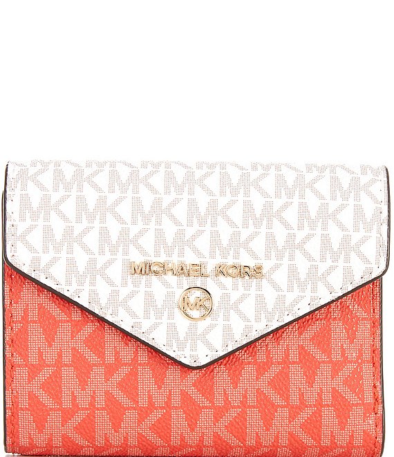 Michael Kors Logo Jet Set Charm Medium Envelope Trifold Wallet | Dillard's