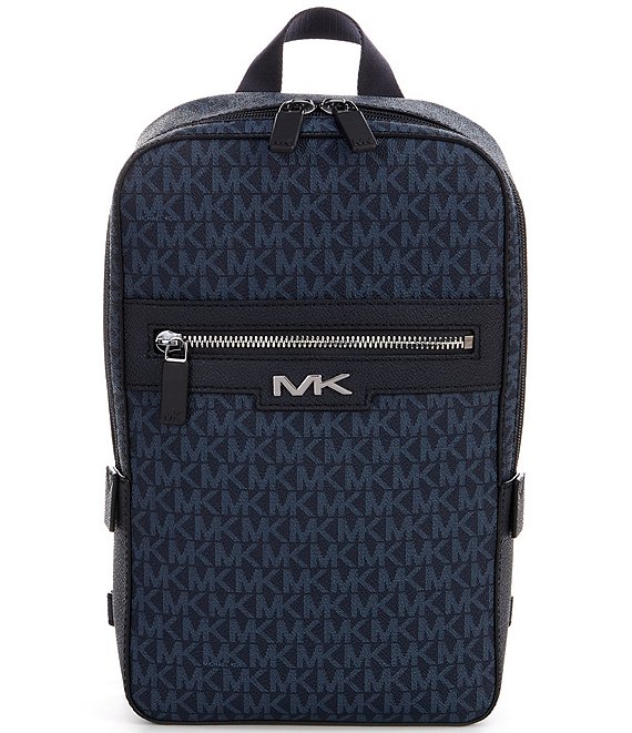 Michael Kors Malone Signature Logo Print Sling Bag