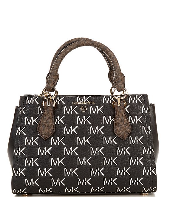 Michael Kors Brown & Acorn Marilyn Logo Small Cross Body Bag
