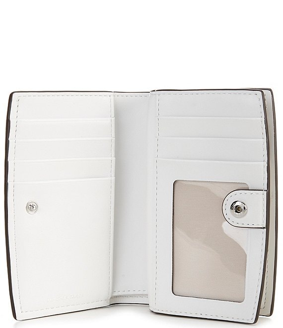 Michael Kors Bryant Medium Zip Around Silver Hardware Wallet