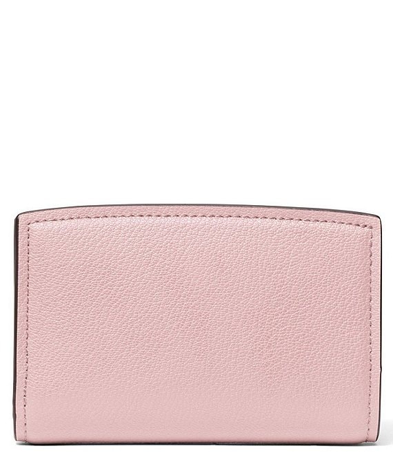 Michael Kors Bryant Medium Zip Around Silver Hardware Wallet