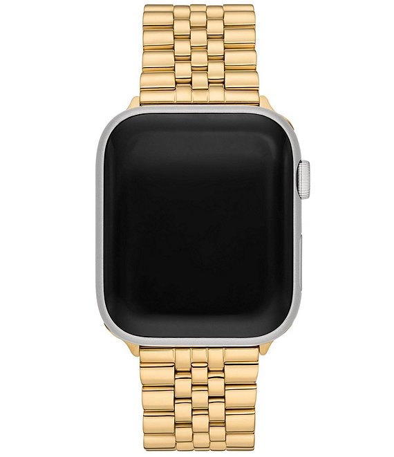 Michael Kors Men's Gold-Tone Stainless Steel Band for Apple Watch ...