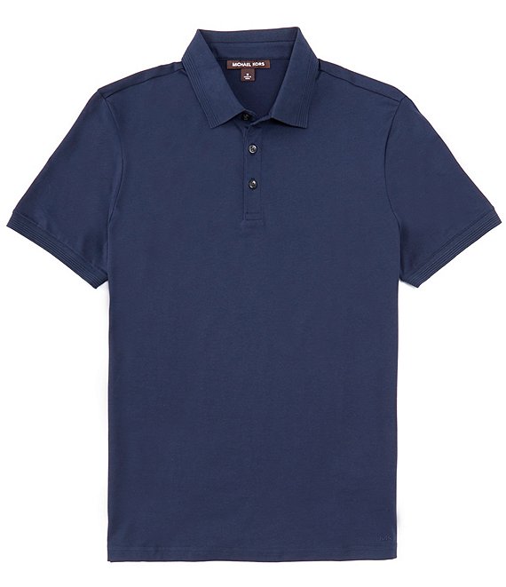 Michael Kors Mercerized Pima Cotton Modern Fit Short Sleeve Polo Shirt ...