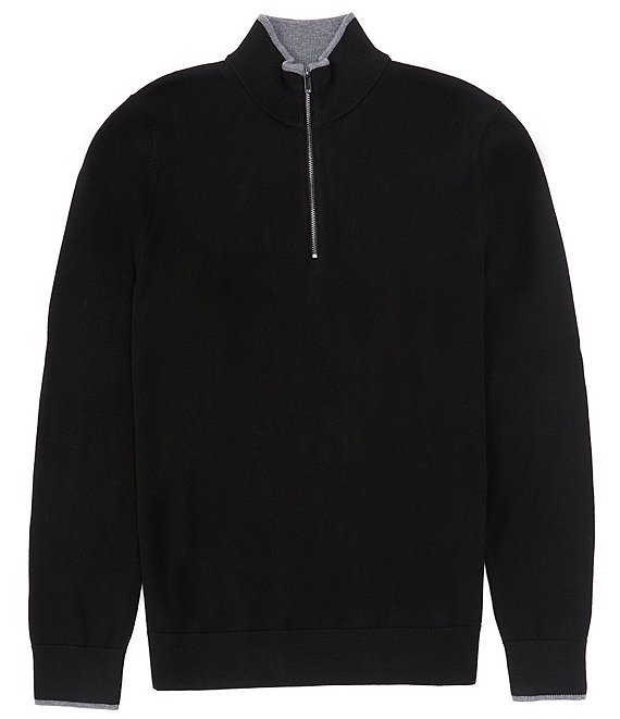 Michael Kors Merino Wool Quarter-Zip Pullover | Dillard's
