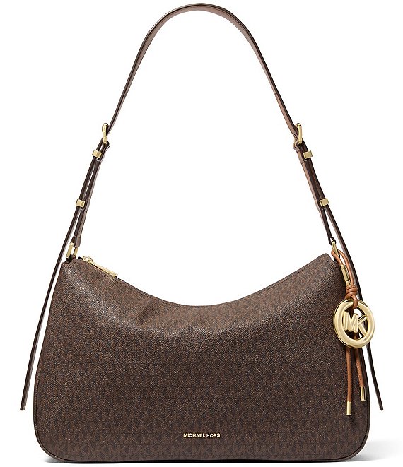Michael Kors Nolita Medium Shoulder Bag, Brown/Acorn - Image 1
