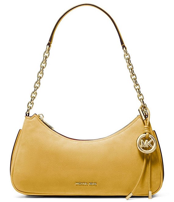 Michael Kors Nolita Medium Nubuck Chain Pochette Shoulder Bag