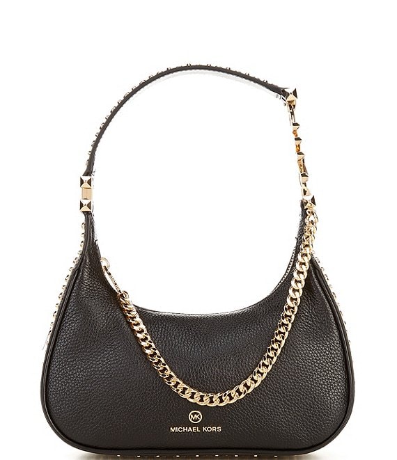 MICHAEL Michael Kors Piper Small Pouchette (Black) Handbags