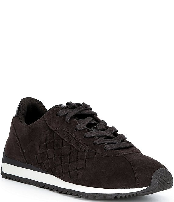 Michael Kors Rhodes Trainer Woven Suede Sneakers