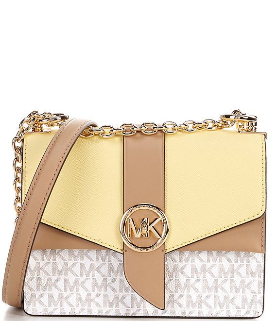 Michael Kors Signature Logo Greenwich Small Convertible Crossbody Bag |  Dillard's