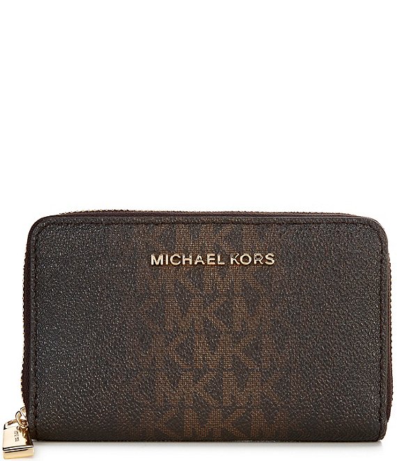 Michael Kors Small Jet Set Zip Around Card Case