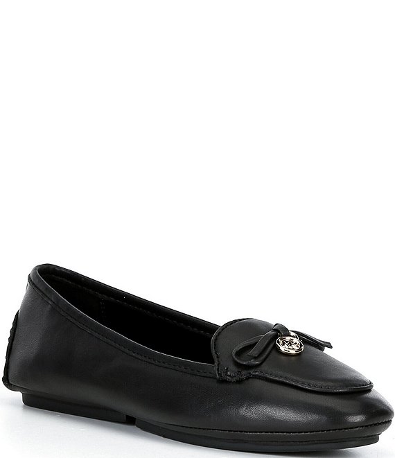 Michael Kors Wendy Leather Bow Flats