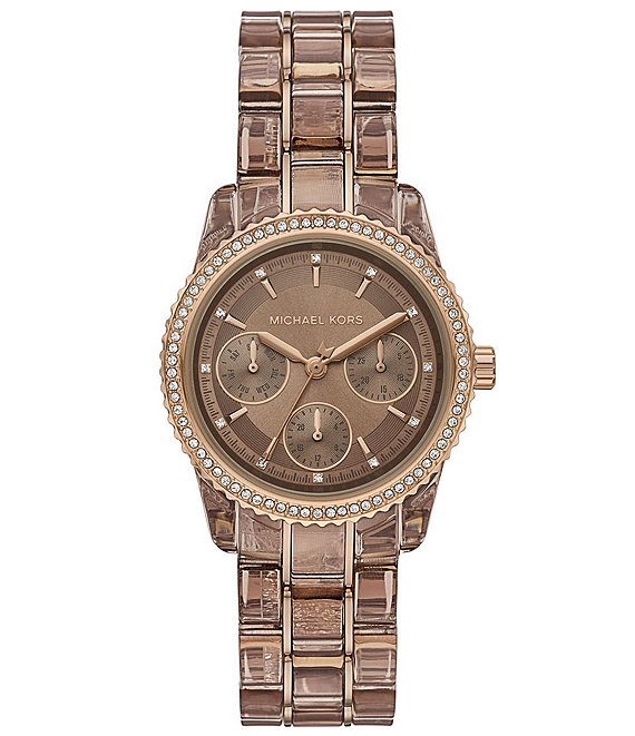 Michael Kors Women's Bryant Multifunction Acetate Bracelet Watch