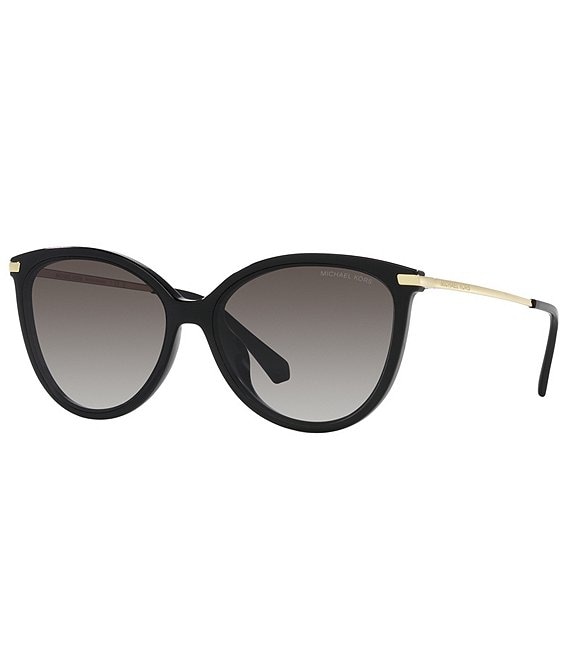 Color:Black - Image 1 - Women's Dupont 58mm Cat Eye Sunglasses