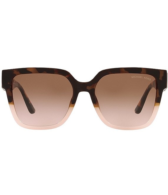 Michael Kors Women\'s Brown Tortoiseshell Gradient Square Sunglasses MICHAEL KORS MK2247U 4017T5 Tortoise Brown Gradient  main image 3