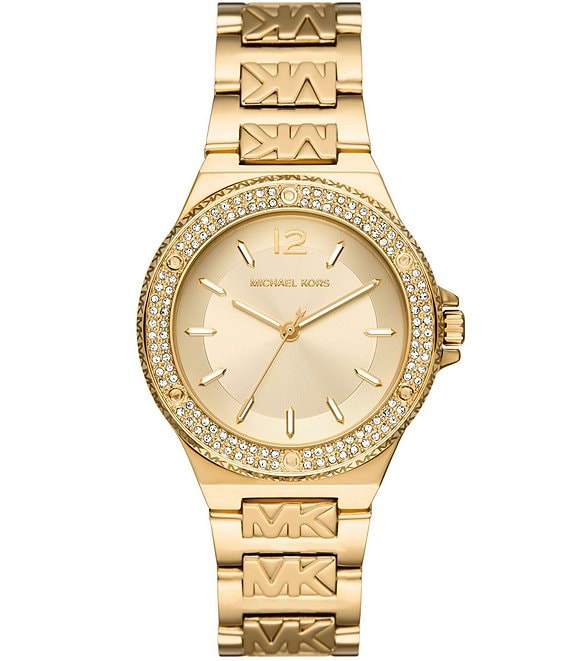 New Michael Kors MK5166 Blair Glitz Gold Stainless-Steel Bracelet Women's  Watch | eBay