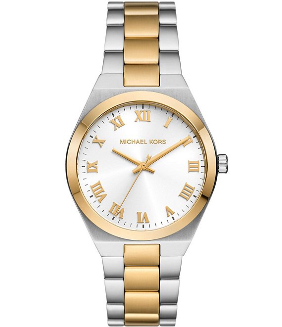 michael kors watch 2 tone