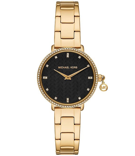 Michael Kors Women's Pyper Quartz Two Hand Stainless Steel Bracelet Watch