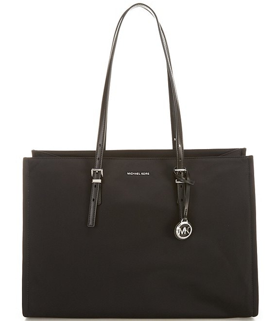 Michael Kors Zadie Large East West Multi Function Nylon Top Zip Tote Bag