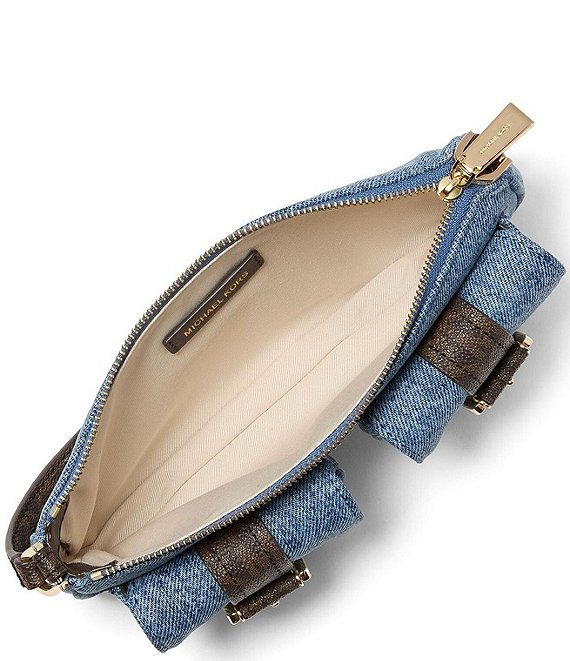 マルコウエストシェイパーMサイズ Michael Kors Zoe Denim Cargo Pocket Shoulder Bag | Dillard's