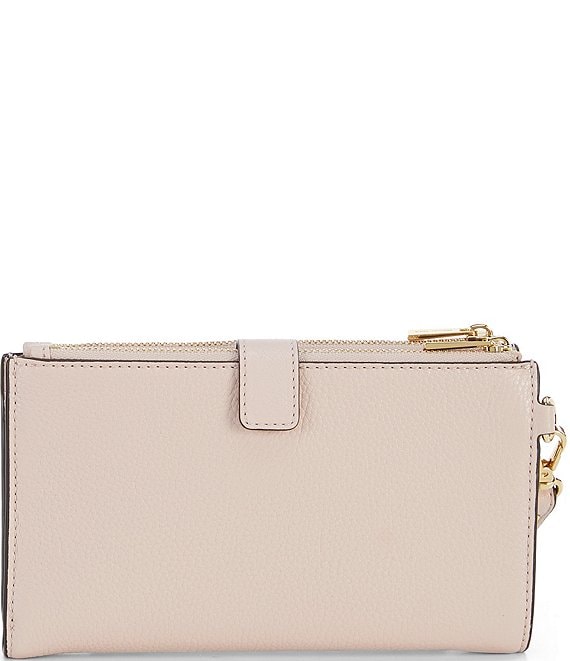 Michael Kors Adele Double Zip Gold Tone Wristlet Wallet | Dillard's
