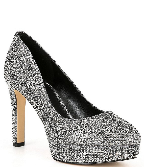 The Isabelle Glitter Heel In Gold • Impressions Online Boutique