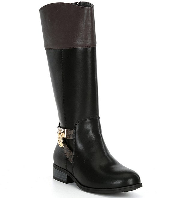 MICHAEL Michael Kors Girls' Finley Hamilton Leather Tall Riding Boots  (Youth) | Dillard's