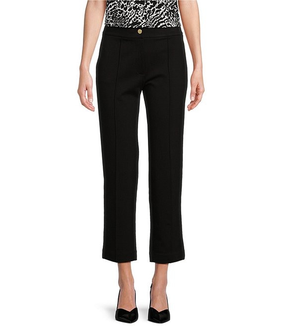 MICHAEL Michael Kors Ponte Knit Straight Leg Front Seam Pant | Dillard's