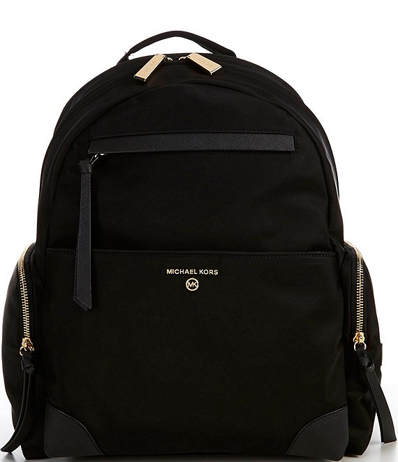 Michael Kors Outlet: Michael backpack in recycled nylon - Black