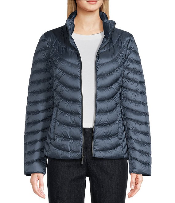 Michael kors removable hood zip front coat on sale