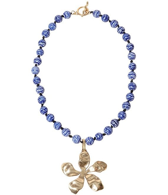 Mignonne Gavigan Blue Tangier Statement Necklace | Dillard's