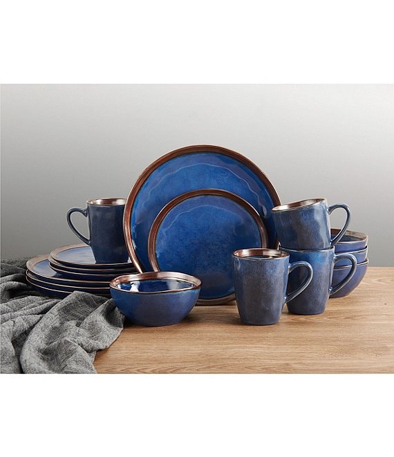 Mikasa Talia Blue 16-Piece Dinnerware Set | Dillard's