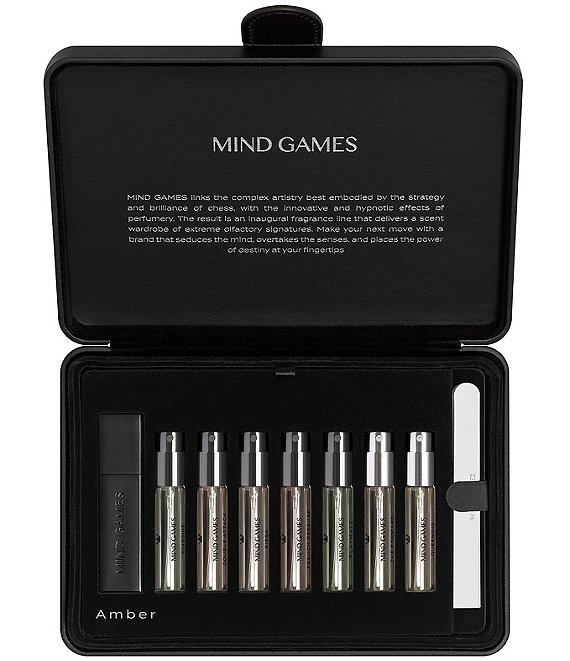 MIND GAMES 7-Piece Amber Olfactive Discovery Fragrance Set | Dillard's