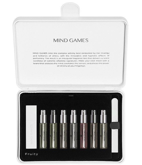 MIND GAMES 7-Piece Fruity Olfactive Discovery Fragrance Set