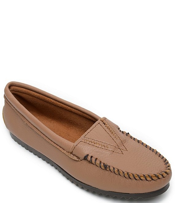 Minnetonka Deerskin Gore Front Moccasins