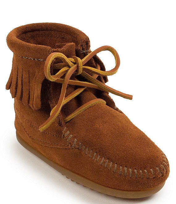 Color:Brown - Image 1 - Kids' Suede Tramper Boots (Toddler)