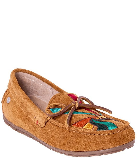 Minnetonka Women's Suede Sunset Loafer Moccasins