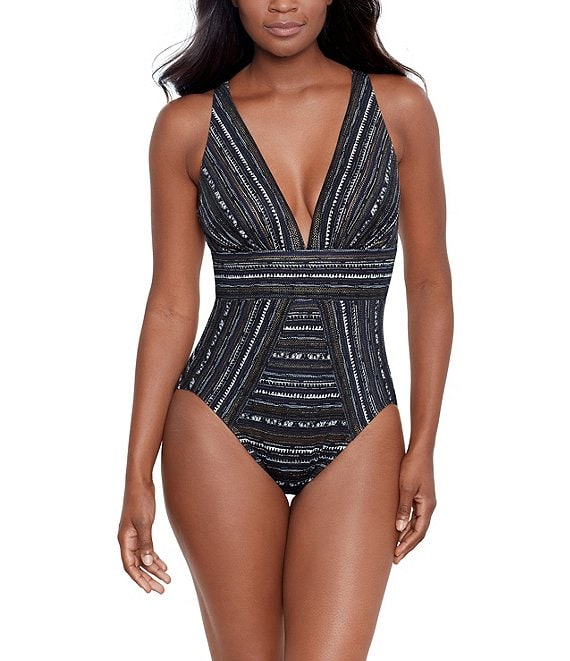 Color:Black/Multi - Image 1 - Cypher Odyssey One Piece Swimsuit