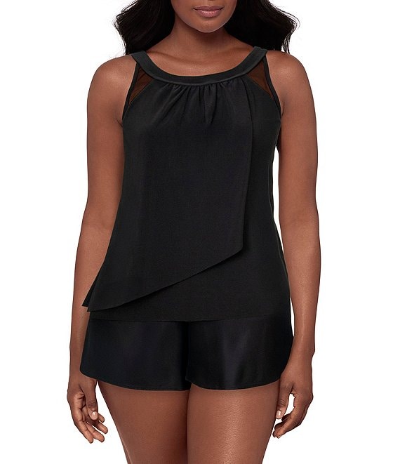 Miraclesuit Illusionist Mirage Underwire Tankini Swim Top & Separates Swimshort